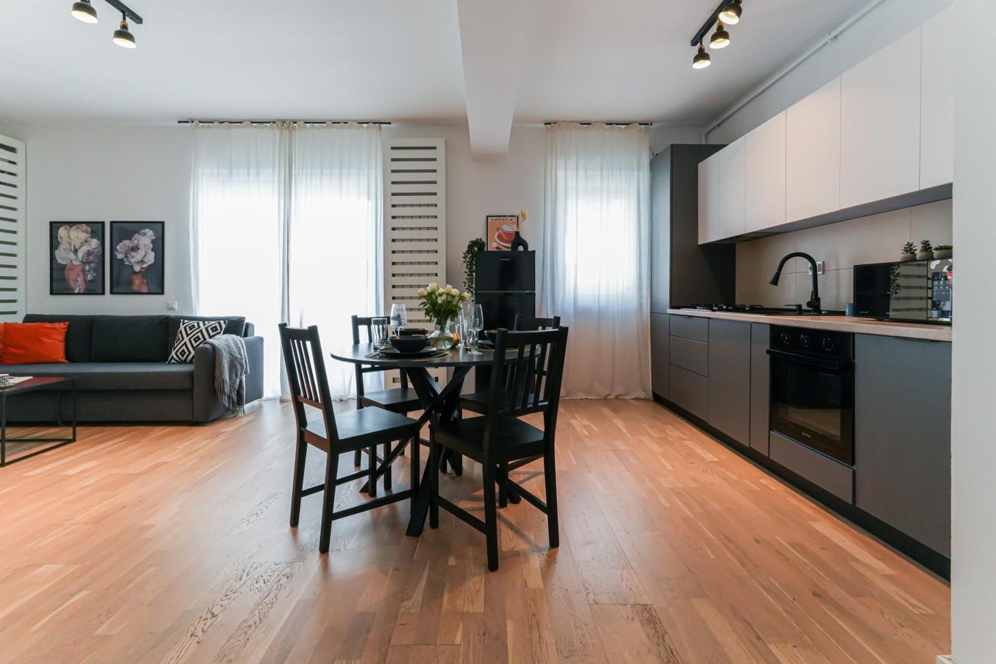 Maria - Modern Apartment With Parking And Workspace 부쿠레슈티 외부 사진